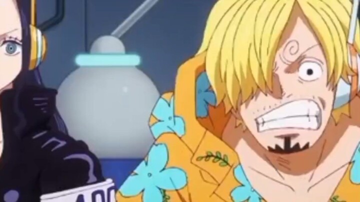 sanji marah marah