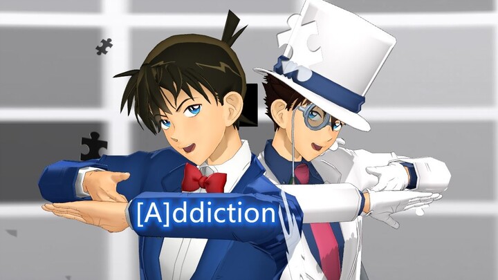 Kudo Shinichi X Phantom Thief Kidd, ยอดนักสืบจิ๋วโคนัน MMD, [A]ddiction dance