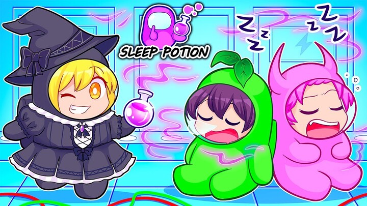 Among Us NEW SLEEP POTION MOD!