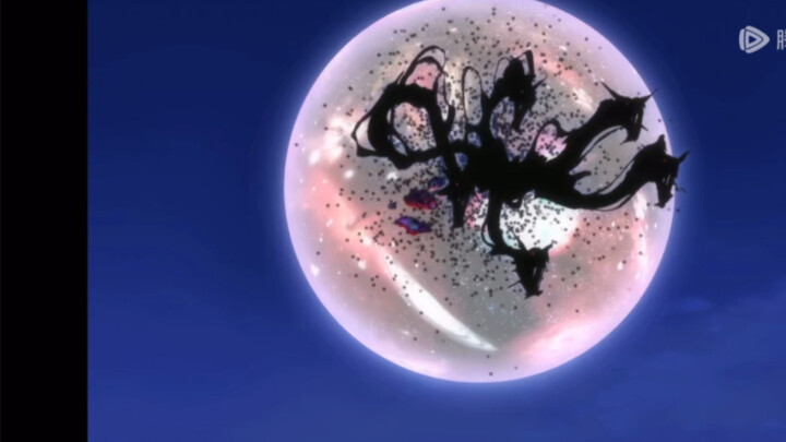 مشهد خلاص عالم شهير من إنوياشا وسساكيمارو. كسر الأسنان المتفجرة + أسنان الحديد المكسورة (ثقب القمر ا