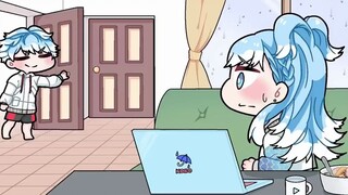 [مكتوب بخط اليد] كوبو يُقاطعه أخوه دائمًا أثناء بثه المباشر؟ يا أخي، أنت صاخب جدًا! هل يمكنك أن تكون