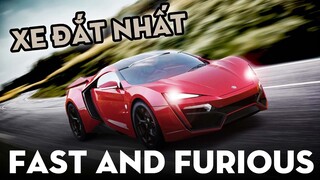 NHỮNG SIÊU XE ĐẮT ĐỎ NHẤT FAST AND FURIOUS | Fast Saga