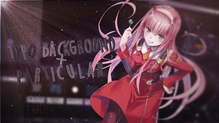 How to make background for typo edits (optical flares and particles| AMV Tutorial (After Effects)