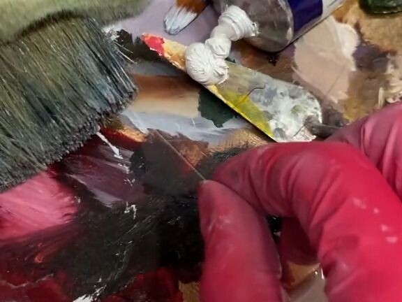 Kolosova_art | Oil Painting Creation | Can you guess what this is, painted with the bristles of the 