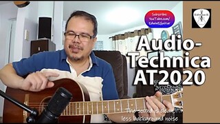 Audio-Technica AT2020 Condenser Microphone Unboxing and Test Demo on Acoustic Guitar