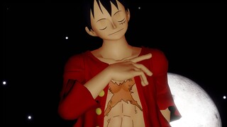 [MMD One Piece] - Luffy - Everything Black