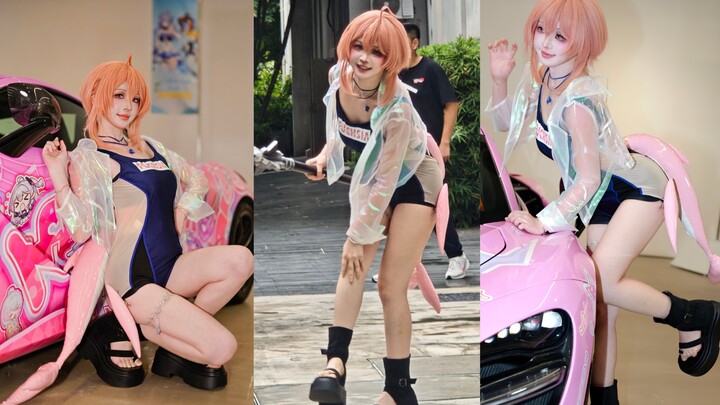 Baby, you’re a soft and fluffy little cake~ Is the sports car in P2 actually talking?