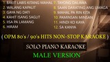 OPM 80's and 90's HITS NON STOP KARAOKE ( MALE VERSION ) COVER_CY