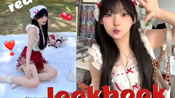 Gadis Ceri! Gaya Berpakaian Serba Merah Musim Panas