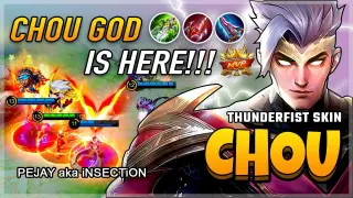 Chou God is Here! Chou Best Build 2020 Gameplay by PEJAY aka iNSECTiON | Diamond Giveaway