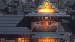Teach you how to build a (Japanese-style villa) in Minecraft! [Original author is nachanmicrago]