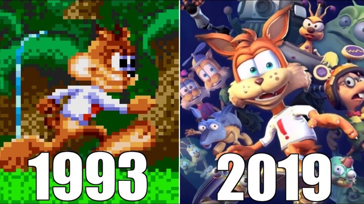 Evolution of Bubsy Games [1993-2019]