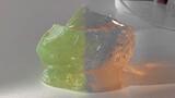 Relaxing Slime | How Does It Turn To Green From Grey