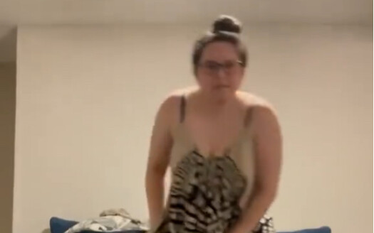 Come take a look at the new dress the young lady just bought!