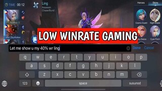ENJOYING THE GAME IS NOT ALWAYS ABOUT WIN RATE ITS ABOUT THOSE PEOPLE YOU PLAY IT WITH AND HAD FUN!