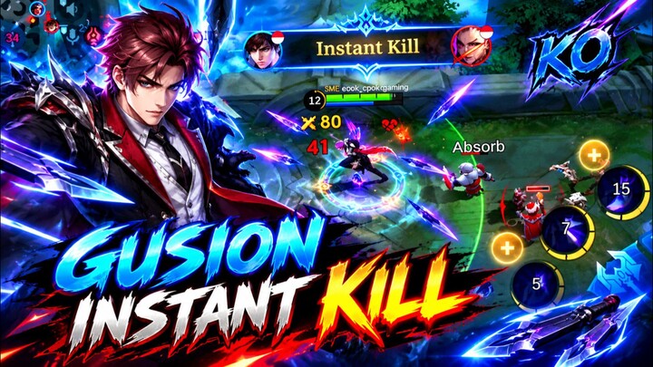 gusion instan kill mlbb