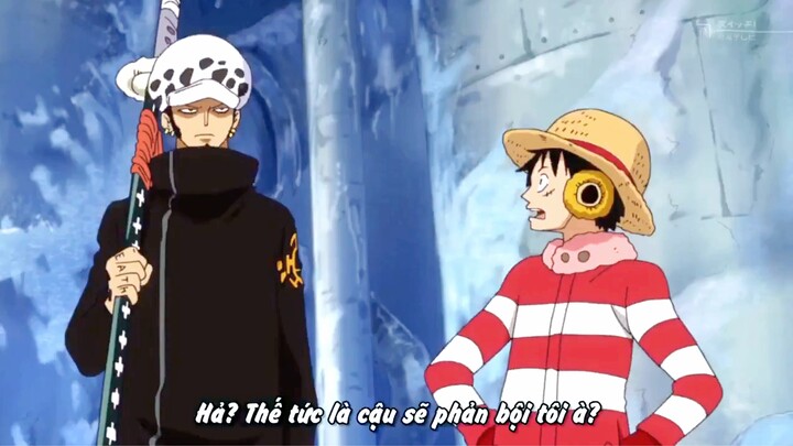 Ai rồi cũng phải liên mình với Luffy thôi….