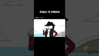 ZORO VS MIHALK - One Piece (Animação) #shorts