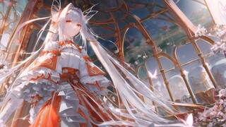【NovelAI】AI生成大场景华丽服饰美少女！