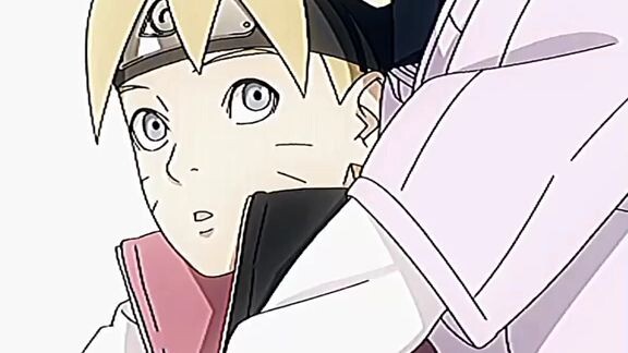 Boruto yg awalnya full senyum sekarang jadi dingin Tampa sedikit senyumannya......