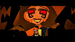 My ocs Christopher and miss voidius smile!!