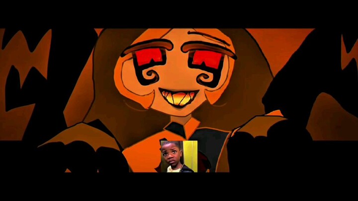 My ocs Christopher and miss voidius smile!!