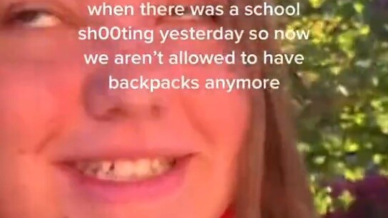 The school doesn’t allow us to bring school bags? ?