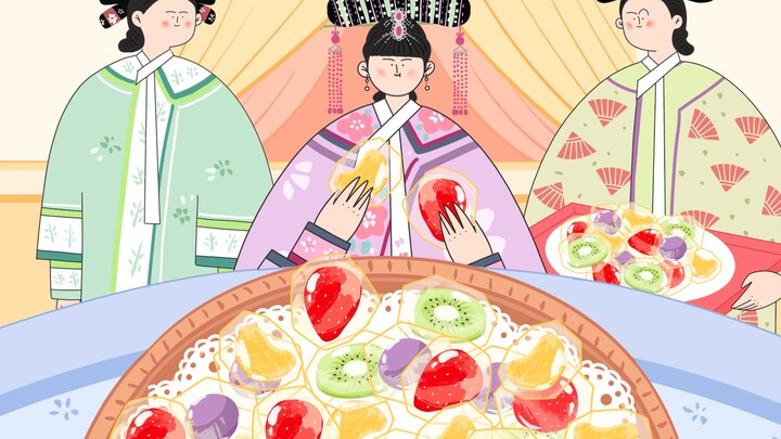 -Empresses in the Palace Food Broadcast｜An Lingrong's immersive super sweet rock candy fruit~
