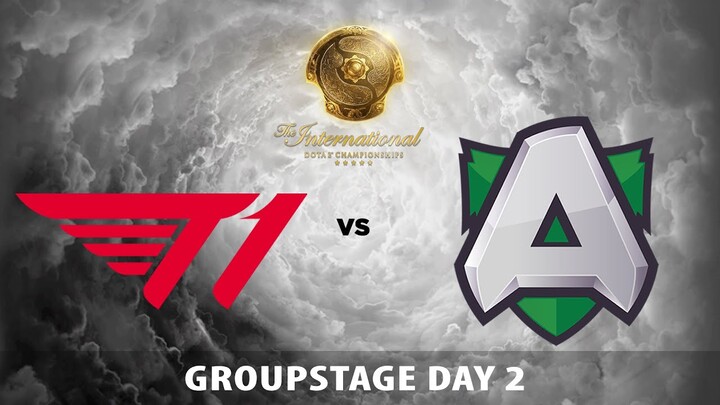 The International 10 - T1 vs Alliance - Groupstage day 3