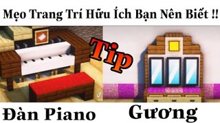 #117 Tik Tok Minecraft - Mẹo Trang Trí Hữu Ích Bạn Nên Biết Trong Minecraft