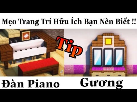 #117 Tik Tok Minecraft - Mẹo Trang Trí Hữu Ích Bạn Nên Biết Trong Minecraft