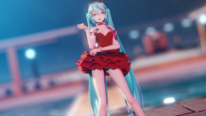 【MMD】YYB-style Hatsune Miku: Do you also want to Playing with Fire❤️ with me?