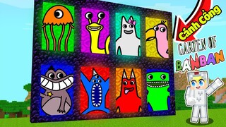 TÔ GÀ THỬ THÁCH 24H ĐI VÀO CÁNH CỔNG GARTEN OF BANBAN TRONG MINECRAFT*CÁNH CỔNG GARTEN OF BANBAN