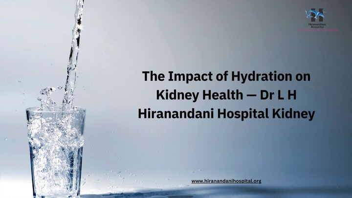The Impact of Hydration on Kidney Health — Dr L H Hiranandani Hospital Kidney