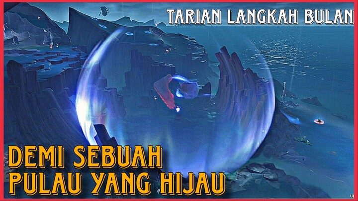 LEMPARKAN PECAHANNYA KE BATUNYA GENSHIN || DEMI SEBUAH PULAU YANG HIJAU
