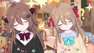 【自用】【Neuro&Evil】把Evil拽进来后倒头就睡的两小只