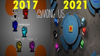 Evolução Do Among Us (2017-2021)