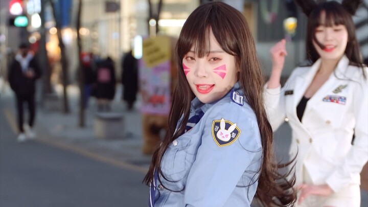 AOA - 短发    星胡尔茨 舞蹈队  达美  翻跳 4k