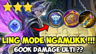 LING MODE NGAMUK !! COMBO HYPER MAGIC CHESS TERKUAT TERBARU 2023 ! 600K DAMAGE LING
