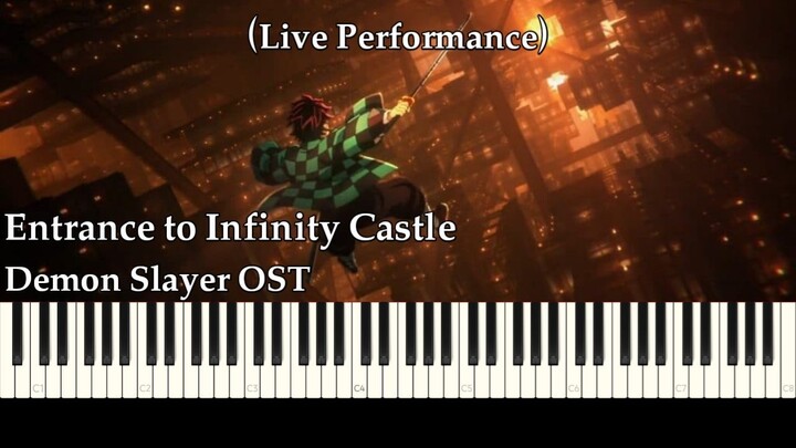 Demon Slayer OST - Entrance to Infinity Castle (Live Performance) | Piano Cover
