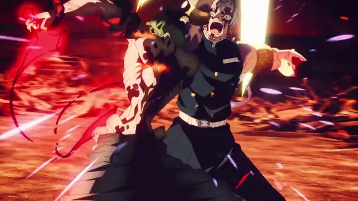 [AMV]A thrilling fight scene in <Demon Slayer>