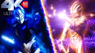 4K60帧【特利迦奥特曼20】剑悟与希特拉姆史诗级对波！暴雷闪电登场