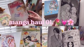 manga haul & unboxing (mostly shojo 💓)