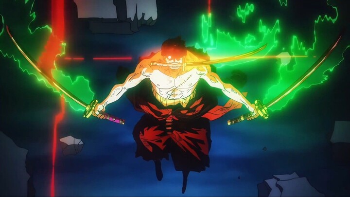 Pertarungan sengit antara Zoro vs King