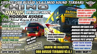 OBB BUSSID V3.6.1 TERBARU SOUND HINO RN285 KREKET | GRAFIK HD REALISTIS | BUS SIMULATOR INDONESIA