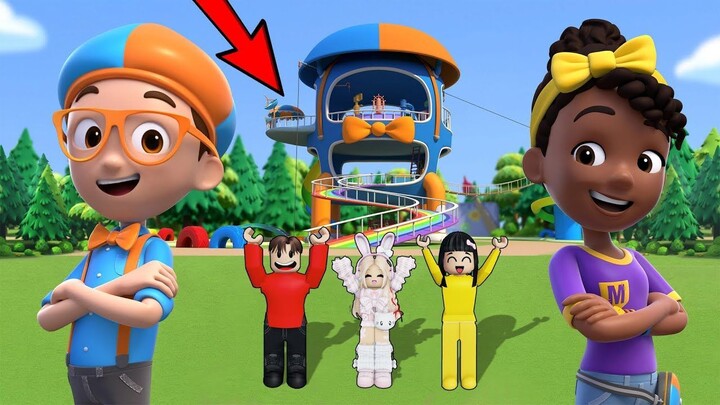 Yuta, Mio Dan Baby Celine Nyari Blippi Yang Menyamar PART 2  ROBLOX