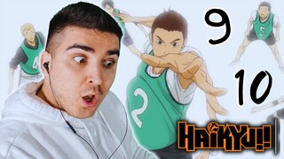THE ACE IS BACK!!! FULL POWER!!! HAIKYUU EPISODES 9 & 10 REACTIONS!!!
