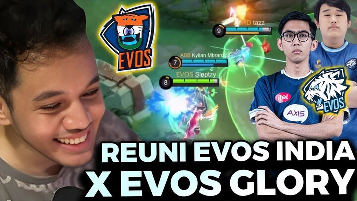 Reuni EVOS INDIA X EVOS GLORY!! Party-an Auto WINSTREAK INI BOSS!! - Mobile Lege