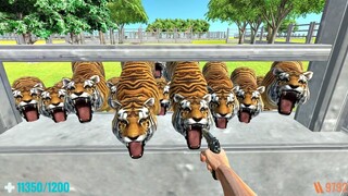 Survive in Zoo with Vicious Animals. FPS Perspective! Animal Revolt Battle Simulator