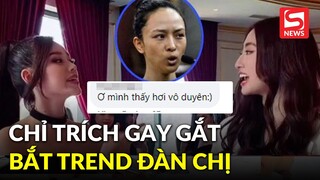 HH Đỗ Thị Hà và HH Lương Thùy Linh bị chỉ trích khi bắt chước màn phản biện của HH Phương Nga